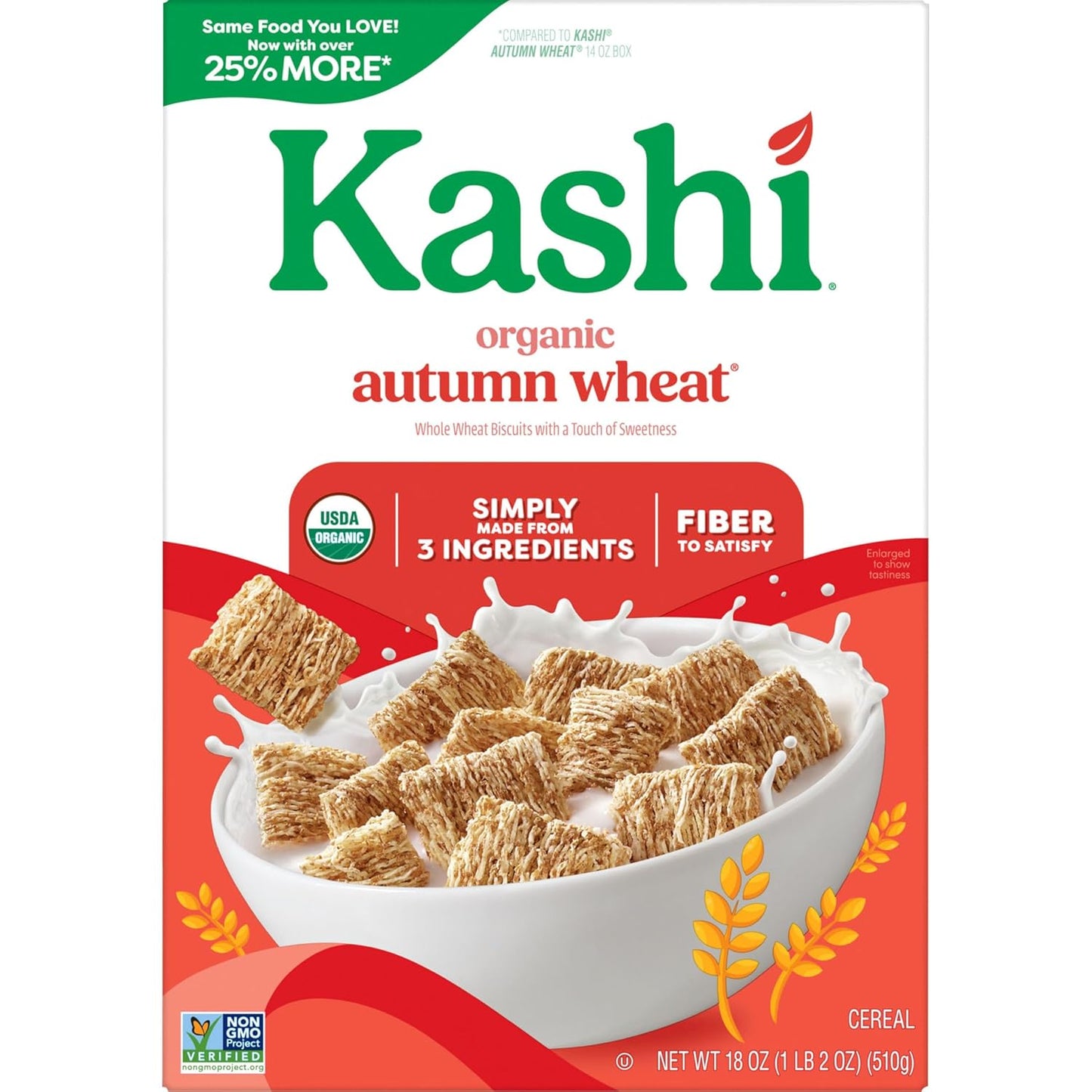 Kashi Whole Grain Cereal – Fast Fuel for Professionals and Students on the Go, Autumn Wheat, 18oz