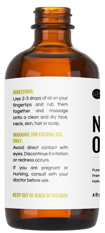 Kate Blanc Cosmetics Neem Oil for Skin, Hair & Face – Holistic Apothecary Essential for Scalp, Cuticle, and Full-Body Massage