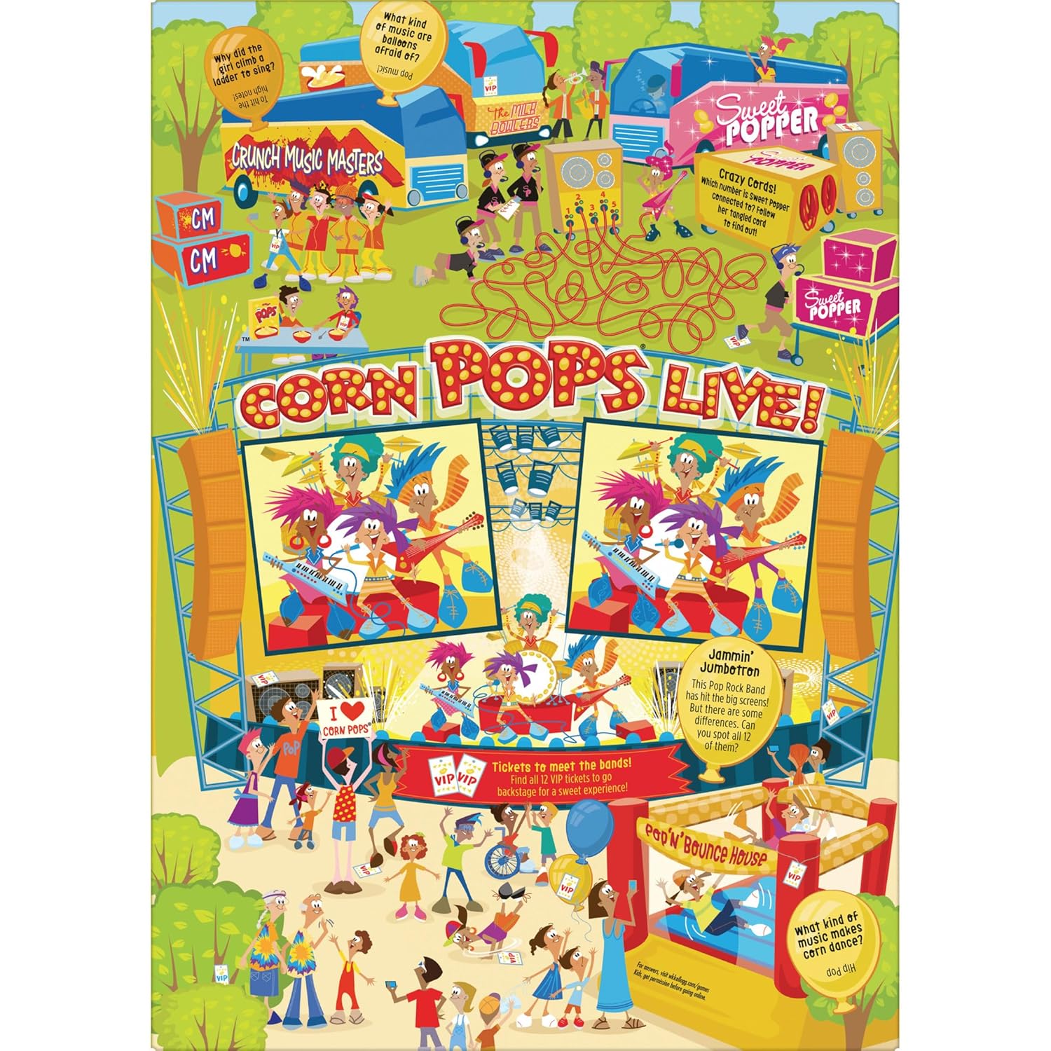 Kellogg's Corn Pops Cereal – Thoughtful Care-Package Snack for College Students, 22.6 oz