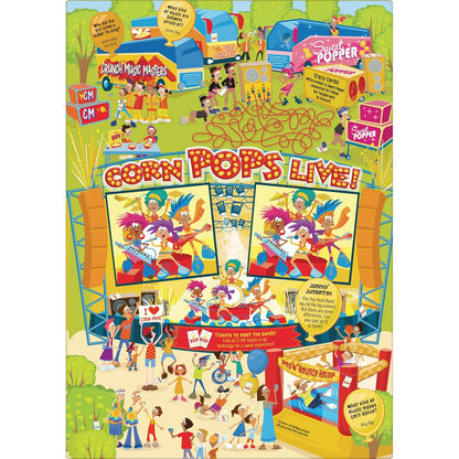 Kellogg's Corn Pops Cereal – Thoughtful Care-Package Snack for College Students, 22.6 oz