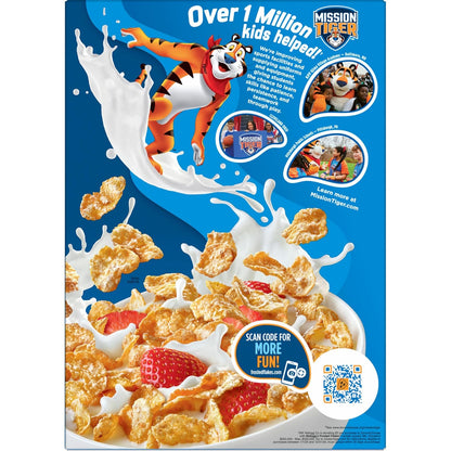 Kellogg's Frosted Flakes Giant Size Cereal, Fat-Free Kids' Breakfast Cereal with Tony the Tiger for Pantry and Playroom Snacking