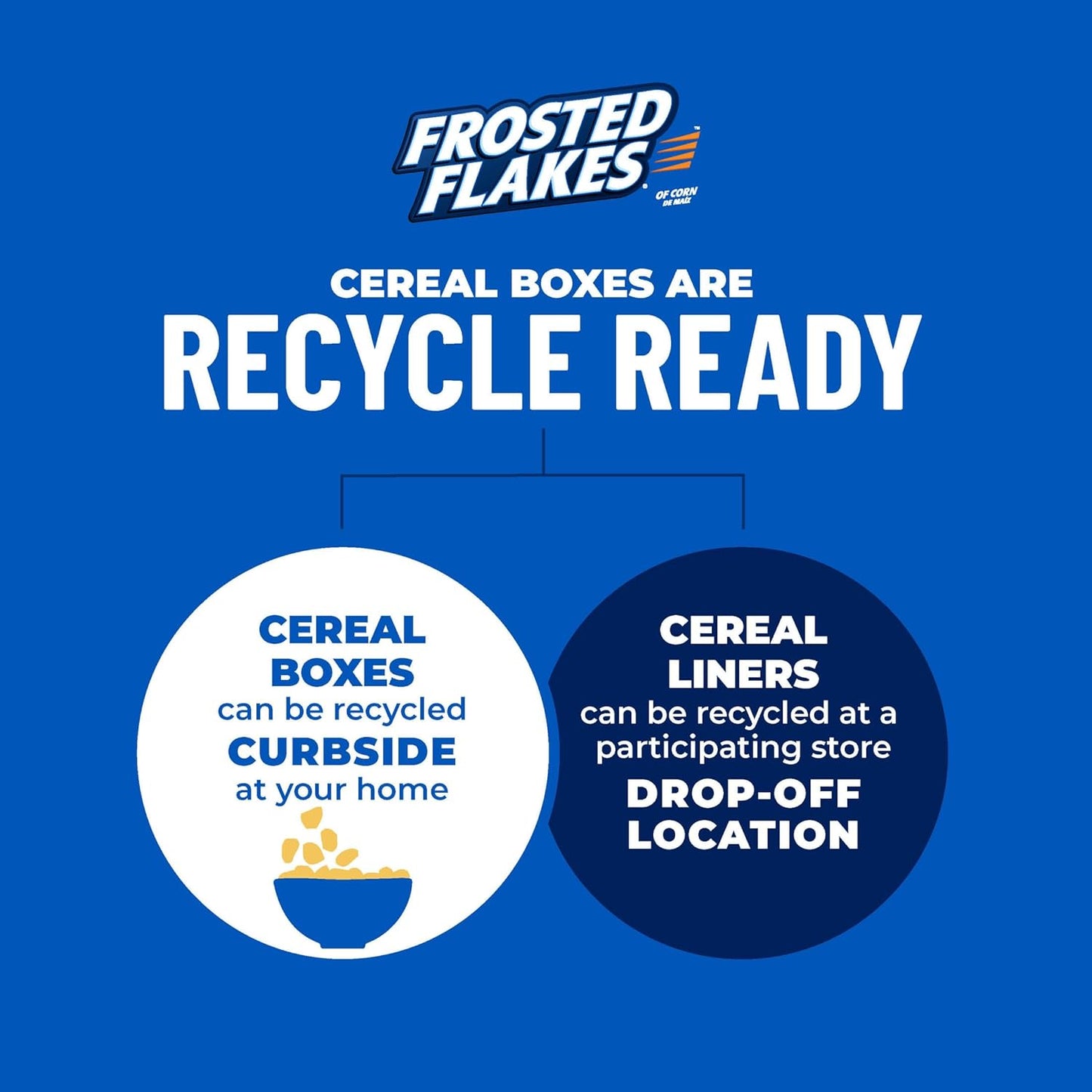Kellogg's Frosted Flakes Giant Size Cereal, Fat-Free Kids' Breakfast Cereal with Tony the Tiger for Pantry and Playroom Snacking