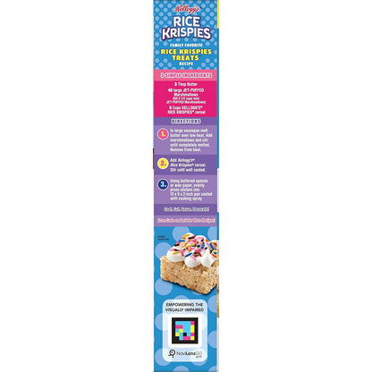 Kellogg's Rice Krispies Cereal – Saturday Morning Cartoons Breakfast for the Playroom, 24oz Box
