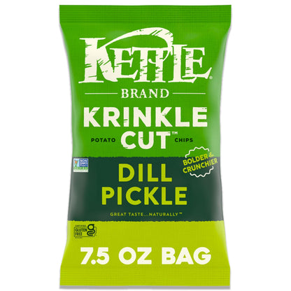 Kettle Brand Potato Chips Backyard Barbeque Kettle Chips, 7.5 Oz – Sturdy Picnic Chips for Beach Days and Hikes