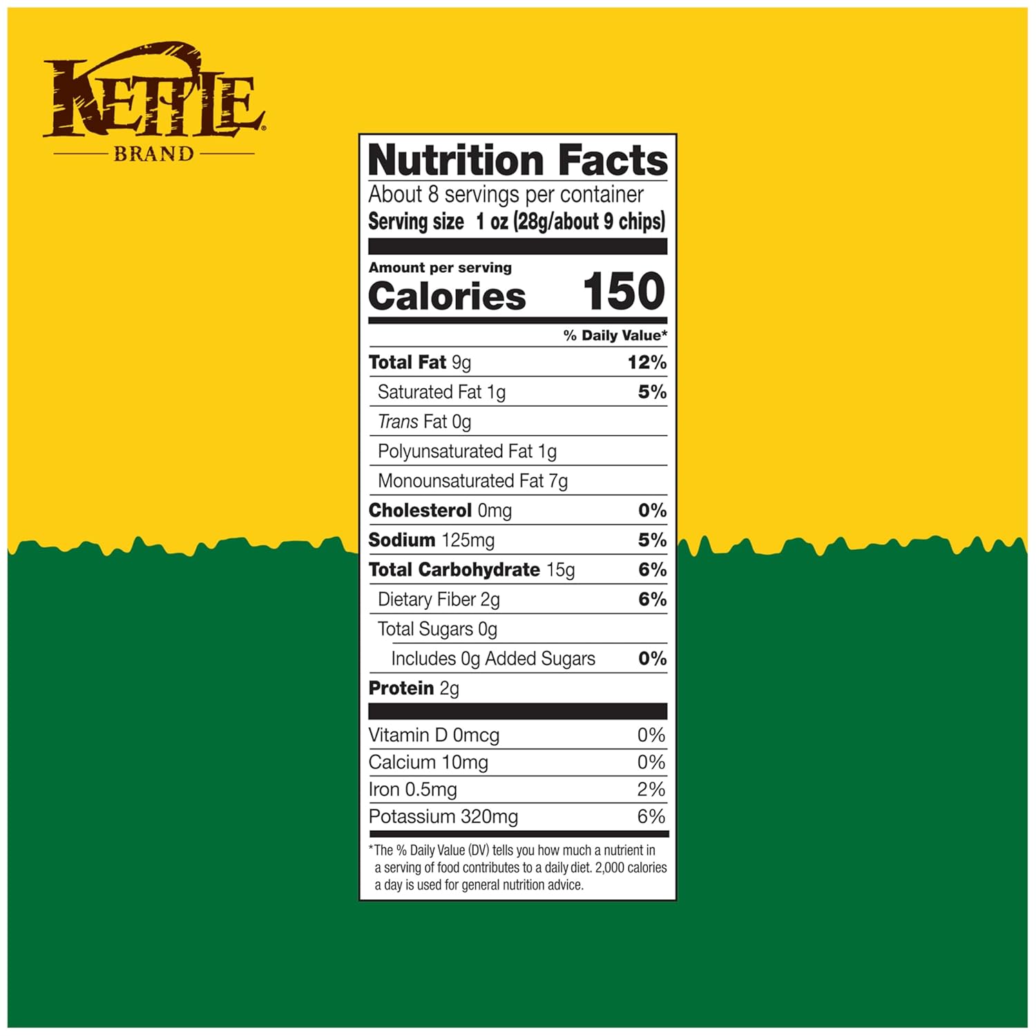 Kettle Brand Potato Chips Backyard Barbeque Kettle Chips, 7.5 Oz – Sturdy Picnic Chips for Beach Days and Hikes