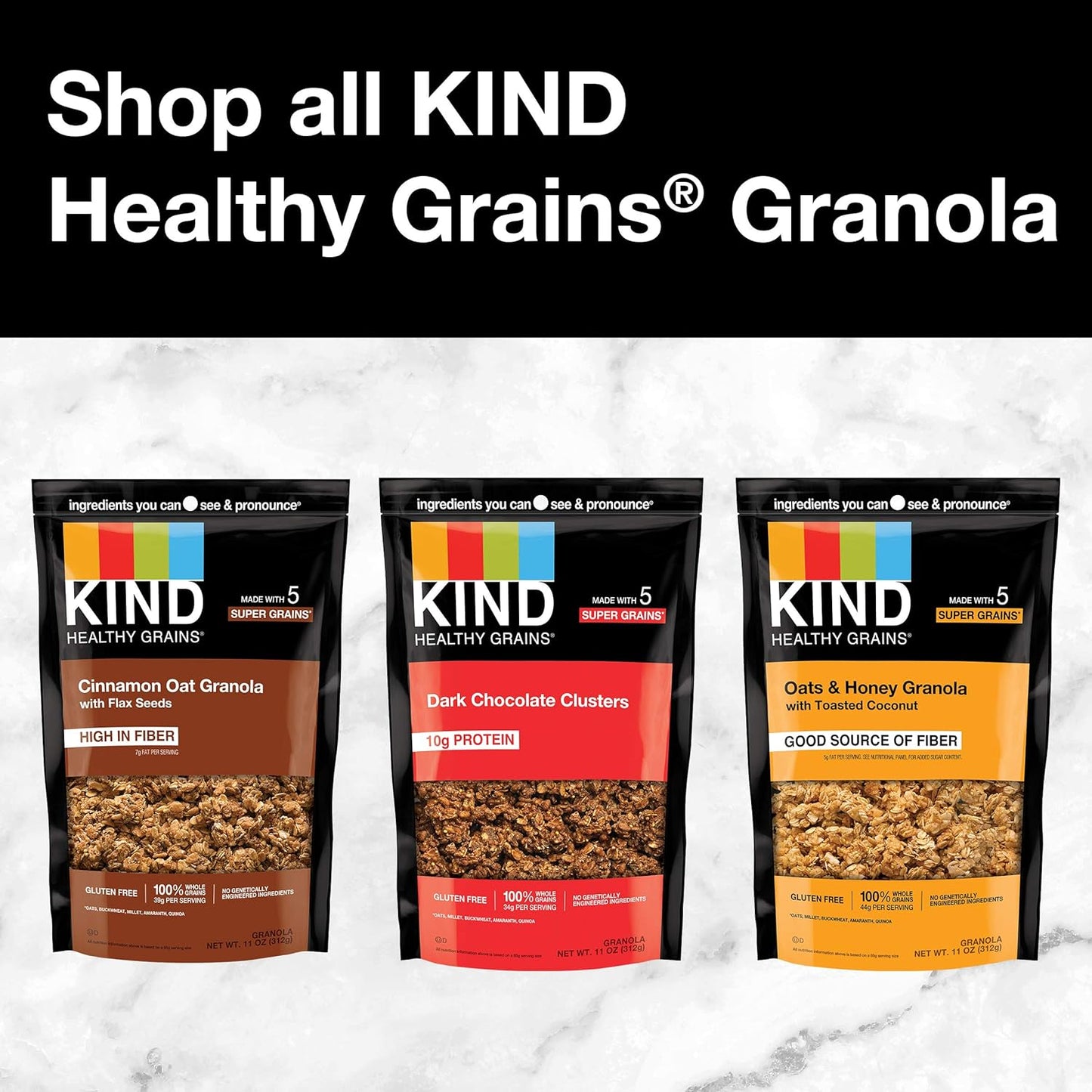 KIND Healthy Grains Peanut Butter Clusters – Hostess Gift for Housewarmings and Holidays