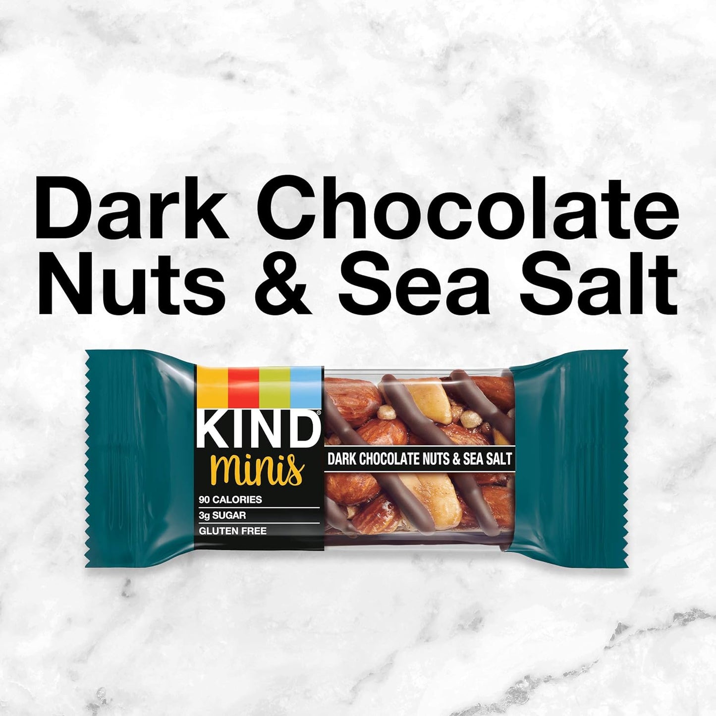 KIND Minis Caramel Almond & Sea Salt – Non Melting Lunch Bag Fuel for Workday Energy