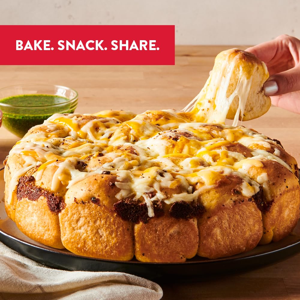 King Arthur Baking Company Pull-Apart Garlic Bread Mix Kit – Easy Family Pizza Night Side for Children
