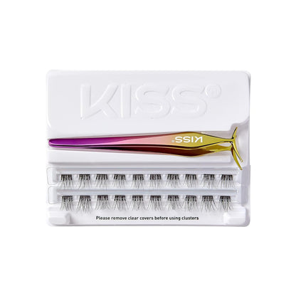 KISS imPRESS Self-Adhesive Eyelashes – Bridesmaid Gift Idea with Wedding-Ready Lash Clusters