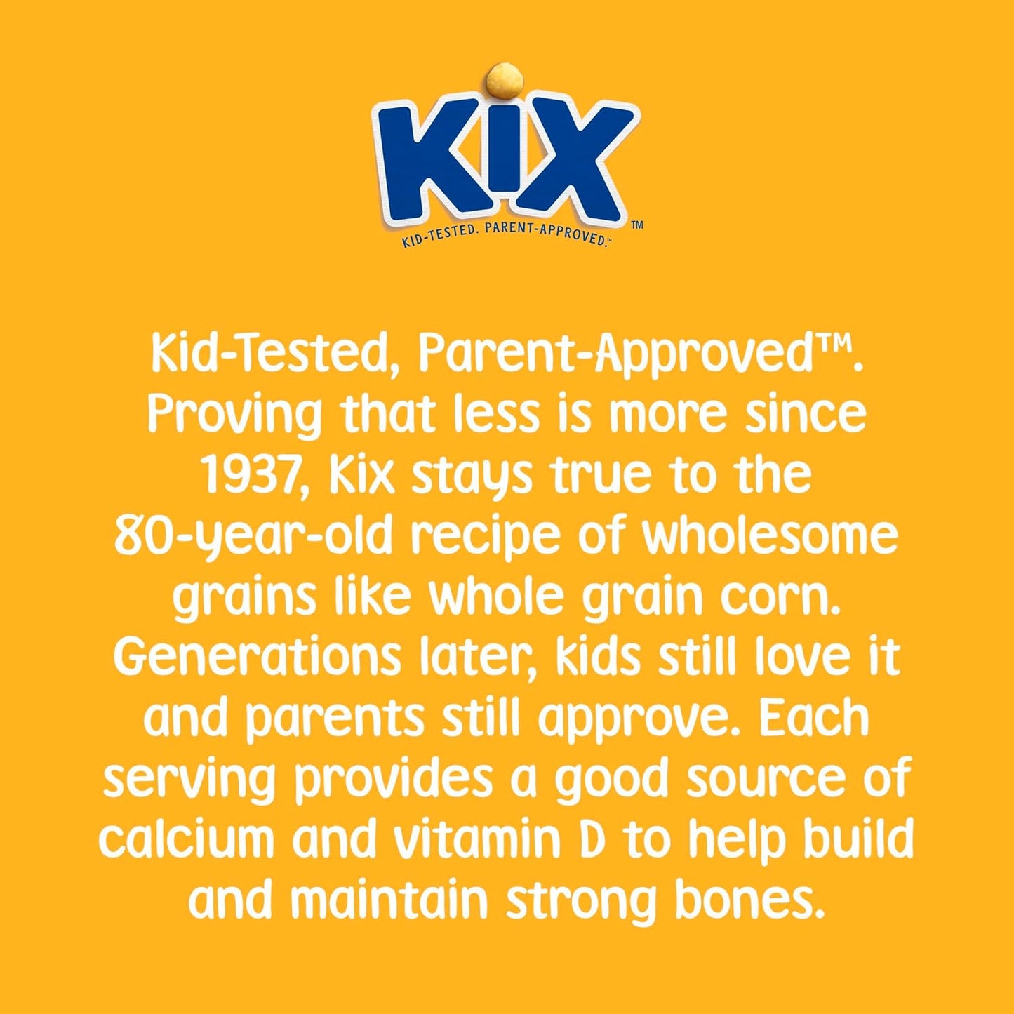 Kix Crispy Corn Cereal Puffs – Wholesome Weekday Breakfast Before School, 18 oz Family Pack