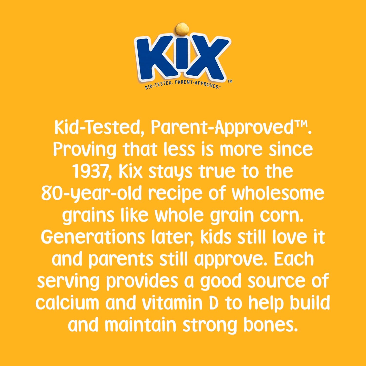 Kix Crispy Corn Cereal Puffs – Wholesome Weekday Breakfast Before School, 18 oz Family Pack