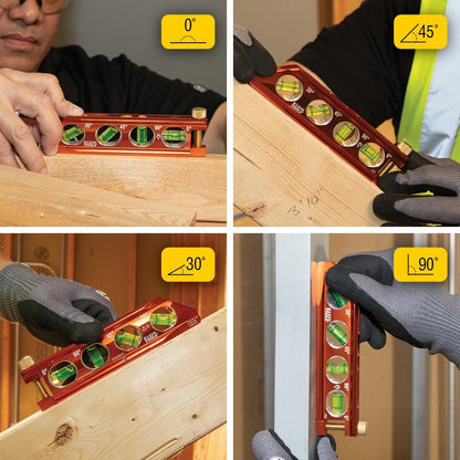 Klein Tools 935AB4V Conduit Level – Locked-On Magnetic Mounting for Safer Panel Board and Enclosure Squaring