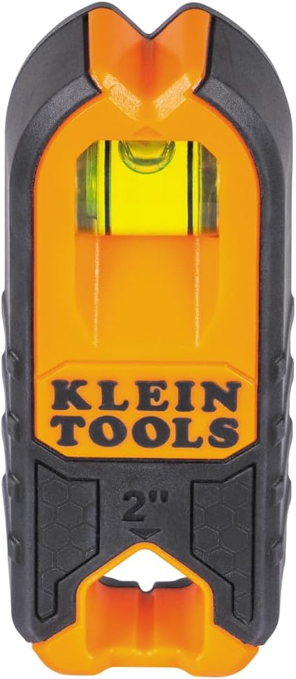 Klein Tools Stud Finder 2-Pack Gift for DIY Beginners, Magnetic Wood and Metal Locator with Carabiner and Built-In Level