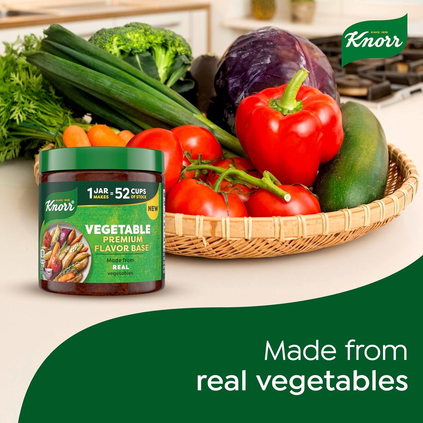 Knorr Premium Space-Saving Vegetable Broth Concentrate for Minimalist Pantry and Capsule Cooking