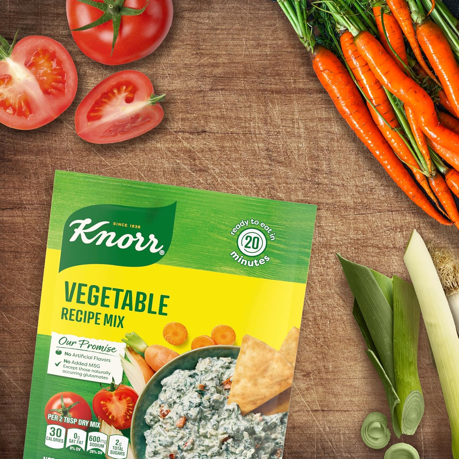 Knorr Vegetable Dry Soup Base for Health-Conscious Pantry Stocking and Lunch Packing 1.4 oz
