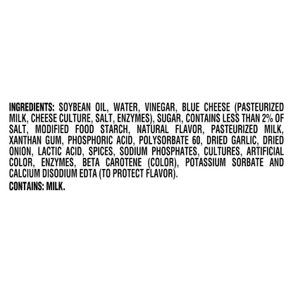 Kraft Chunky Blue Cheese Dressing – Better-For-You Slaw Mixer with No High Fructose Corn Syrup for Wholesome Cookouts