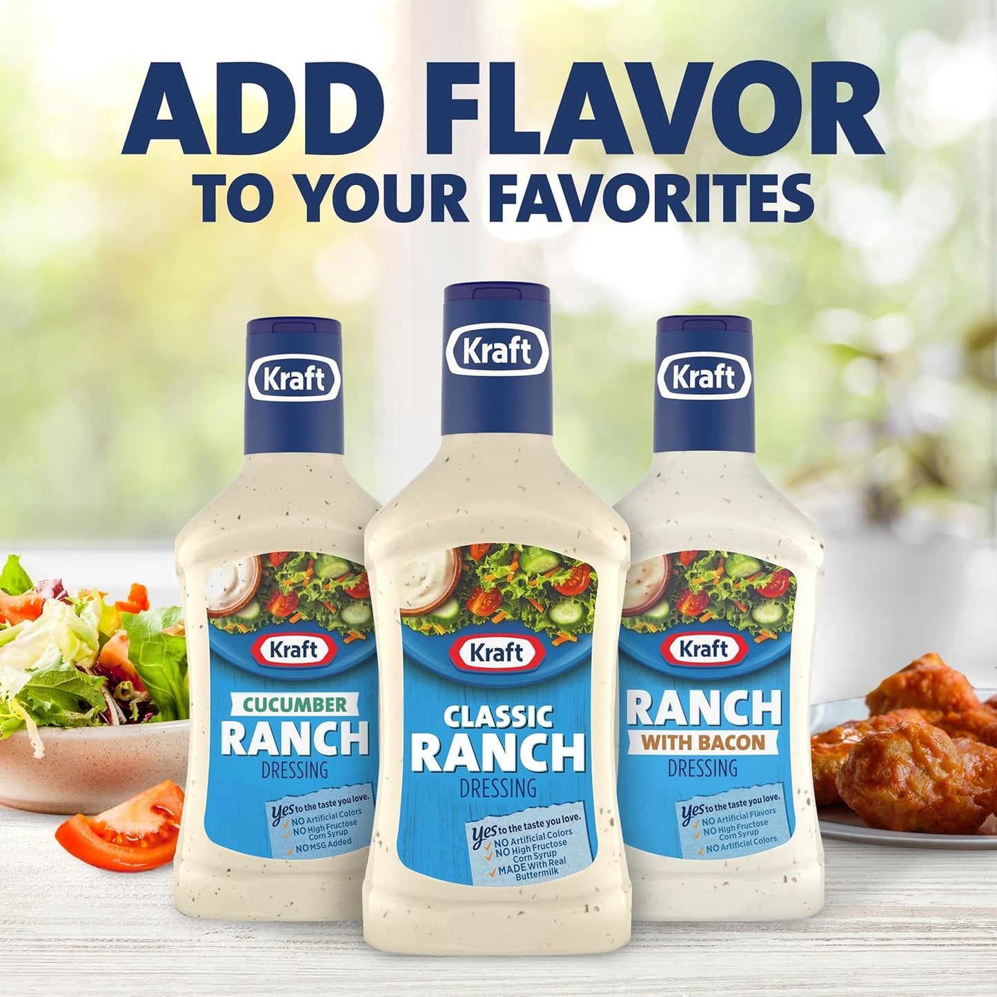 Kraft Classic Ranch Dressing – Holiday Gift Basket Staple for Ranch-Loving Friends and Family