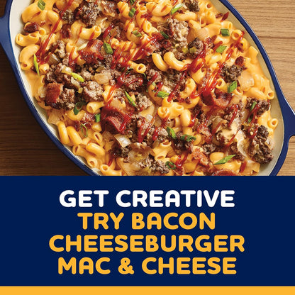 Kraft Deluxe Original Mac & Cheese – Affordable Stock-Up Dinner for Shared Apartment Kitchens, 3 Pack