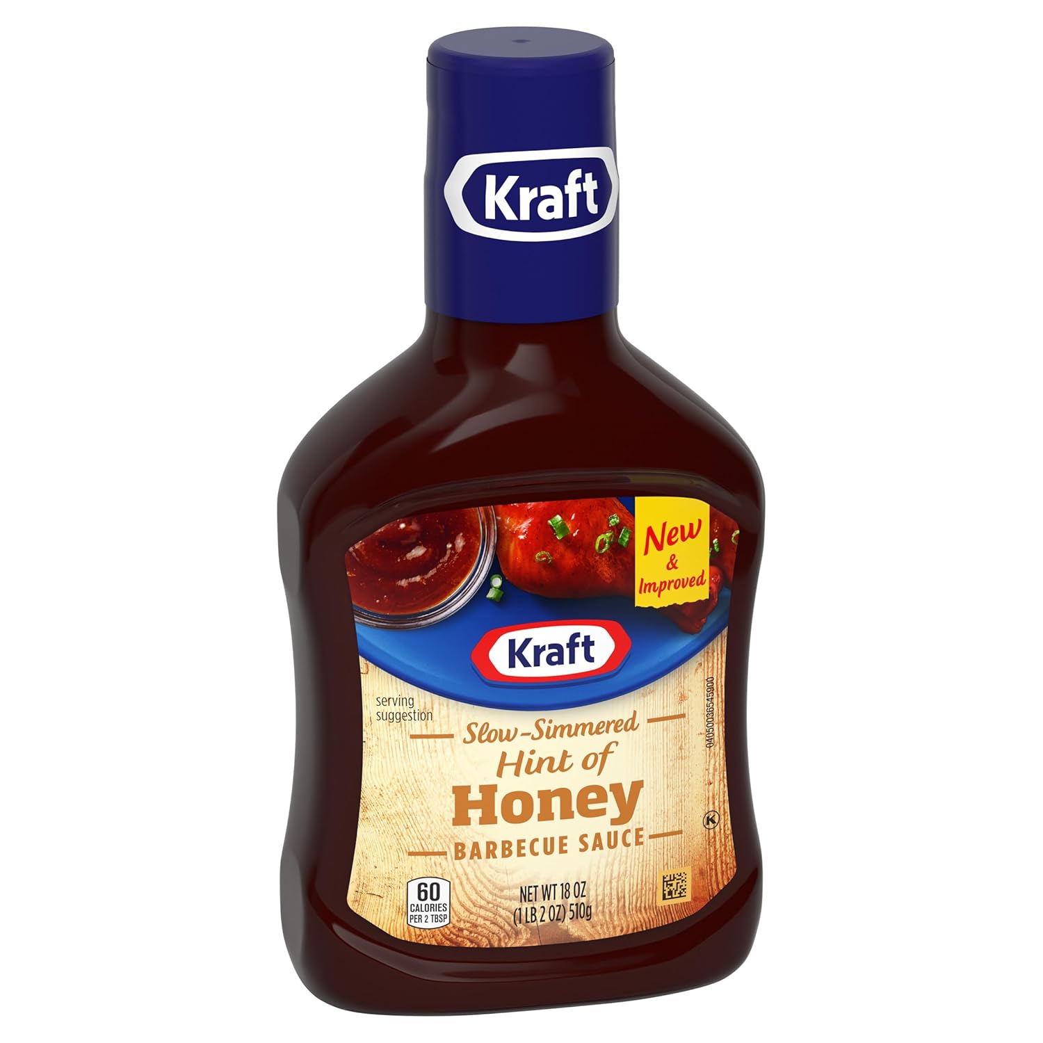 Kraft Hint of Honey Slow-Simmered BBQ Sauce – Family Dinner Table Dip for Chicken Nuggets and Onion Rings