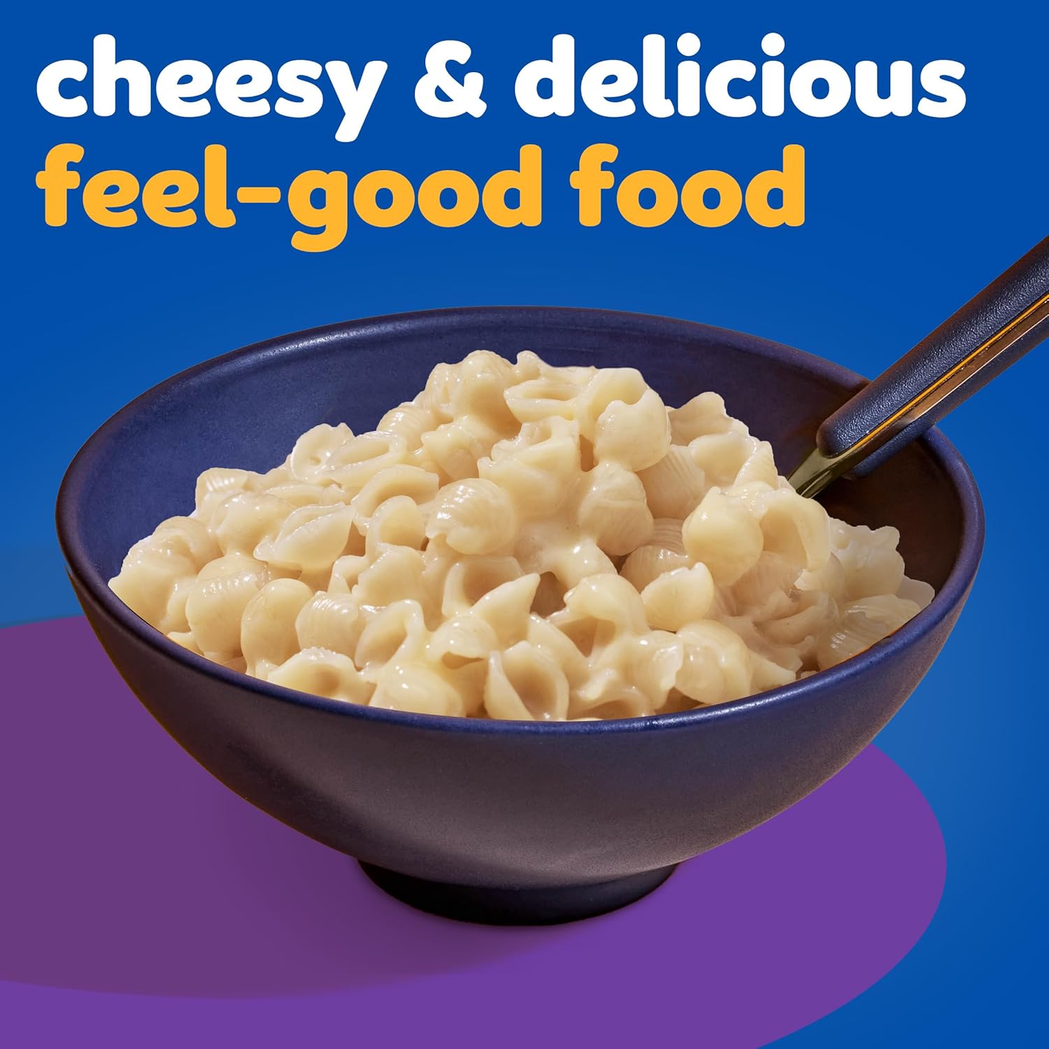 Kraft Mac & Cheese White Cheddar Shells – No Preservatives Comfort Bowl for Busy Professionals, 7.3 oz