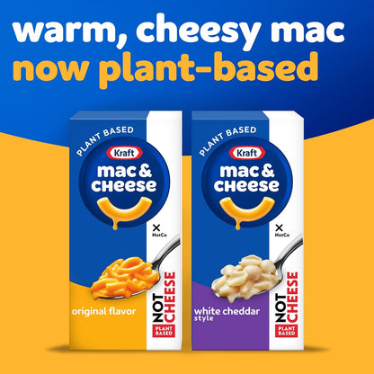 Kraft NotCo Plant Based Mac & Cheese – Lunchbox Safe Mac for School Nut and Dairy Allergy Classrooms, 6 oz Original Box