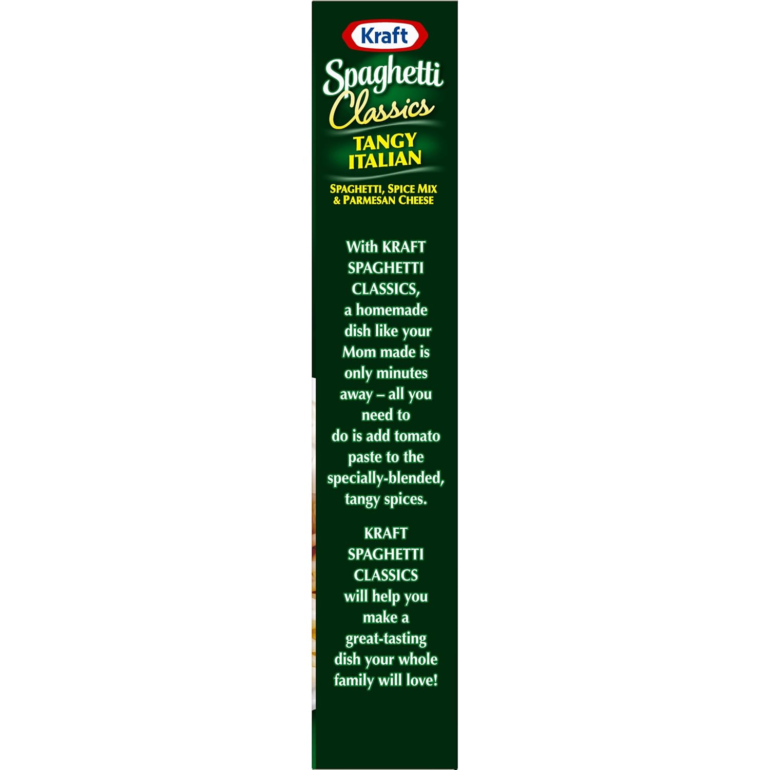 Kraft Spaghetti Classics Kit — Efficient Weeknight Cooking for Working Parents, Ready in Under 30 Minutes, 8 oz
