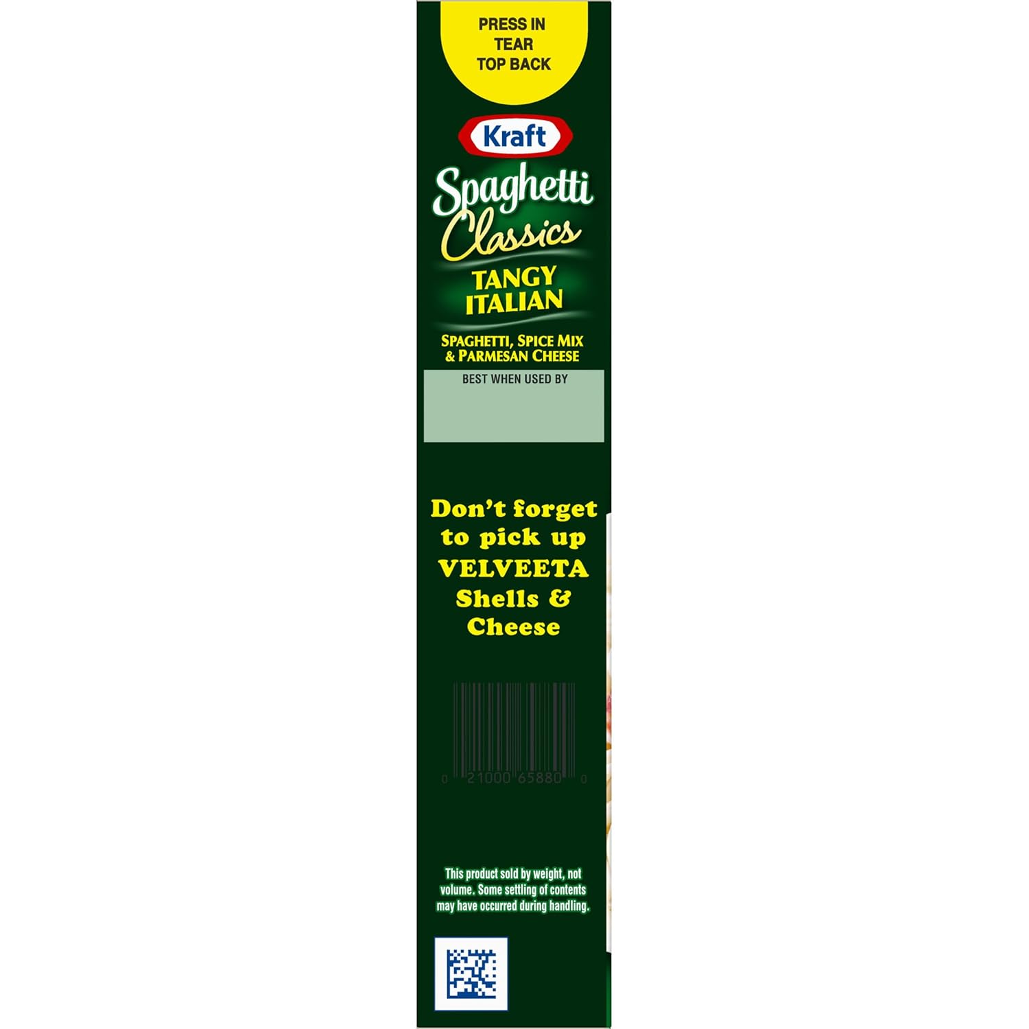 Kraft Spaghetti Classics Kit — Efficient Weeknight Cooking for Working Parents, Ready in Under 30 Minutes, 8 oz