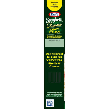Kraft Spaghetti Classics Kit — Efficient Weeknight Cooking for Working Parents, Ready in Under 30 Minutes, 8 oz