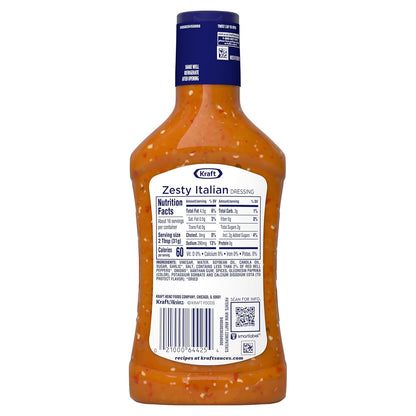 Kraft Zesty Italian Dressing – Backyard BBQ Dip for Celery Sticks and Sliced Tomatoes