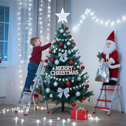 Lakumu 40 LED Snowflake Fairy Lights Rechargeable Auto Timer Child Friendly Bedroom Lighting for Girls and Boys