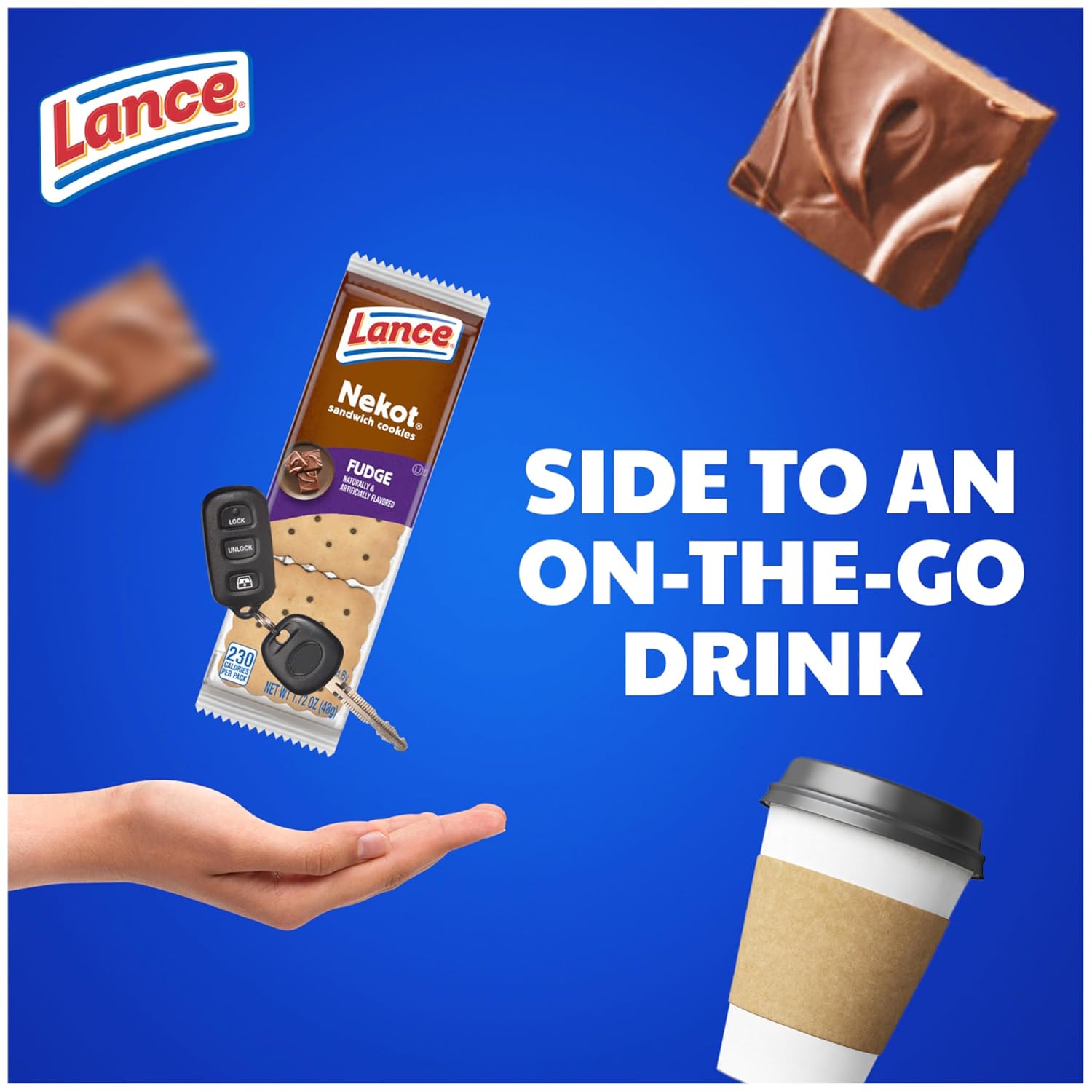 Lance Sandwich Cookies, Nekot Fudge Bulk Variety Packs for Kids' Lunches, Road Trips, and Classroom Treats