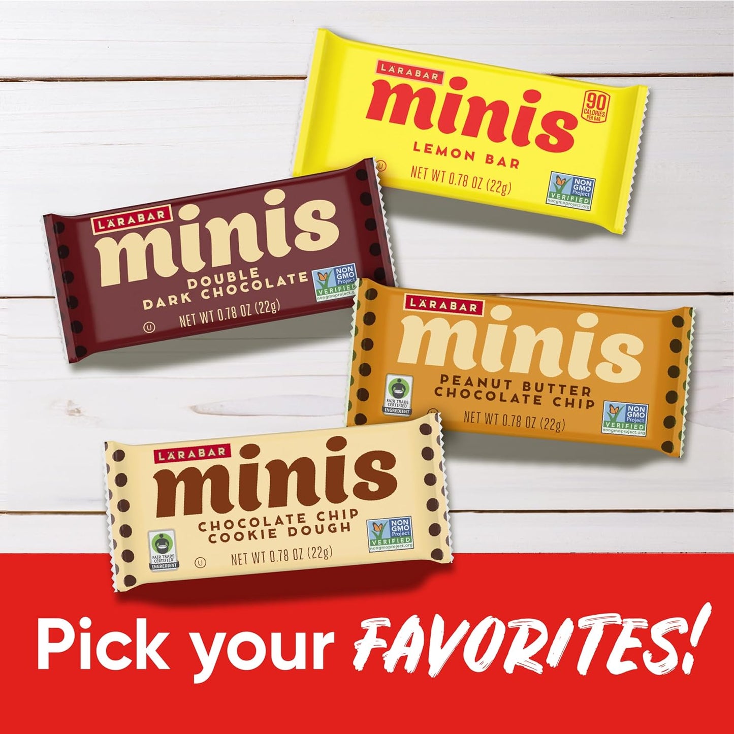 Larabar Minis Doctor Recommended Snack – Thoughtful Wellness Gift for Mom on Her Birthday, 30 Bars