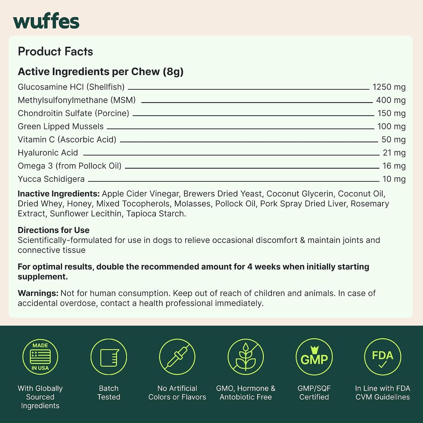 Large Breed Joint Supplement Chews – Daily Wellness Support for Hip and Joint Comfort