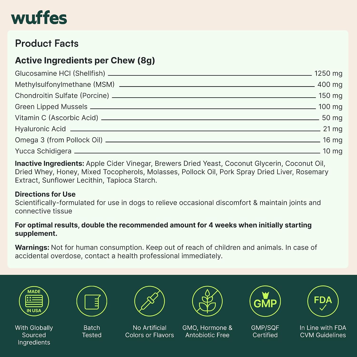 Large Breed Joint Supplement Chews – Daily Wellness Support for Hip and Joint Comfort