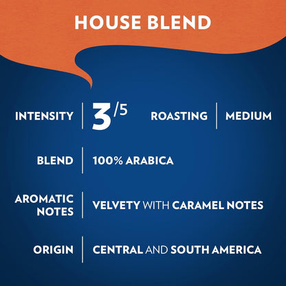 Lavazza House Blend Perfetto Whole Bean Coffee 12oz – Valentine's Day Gourmet Gift for Her and Him, Velvety Caramel Italian Coffee