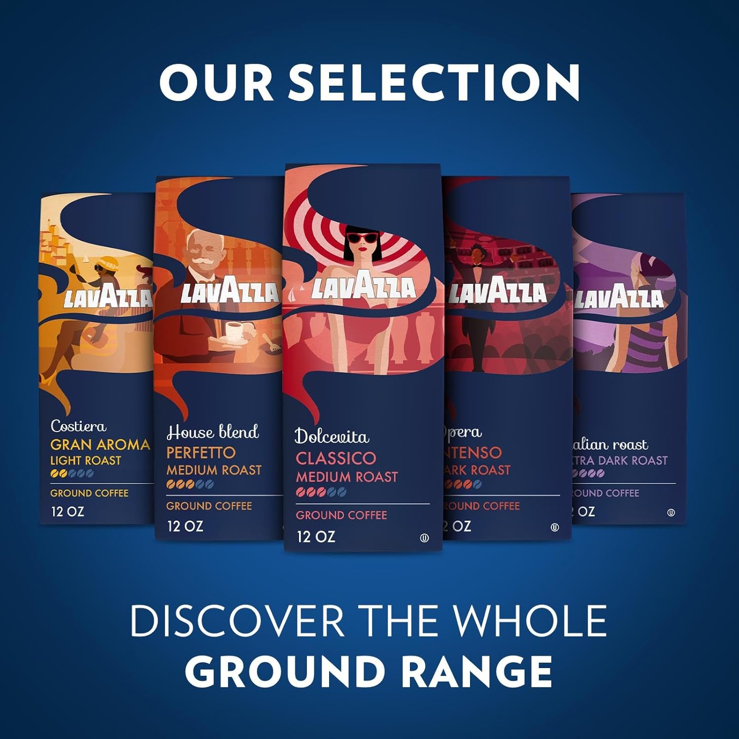 Lavazza Italian Roast Ground Coffee 12oz Bag — Bold 5/5 Intensity Fuel for the High-Performance Morning Routine