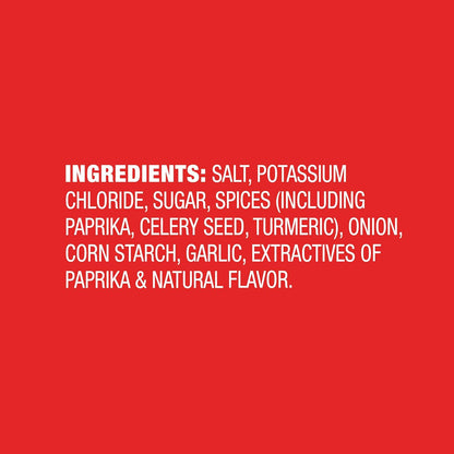 Lawry's 25% Less Sodium Seasoned Salt – Pre-Blended Shake for Efficient Batch Cooking
