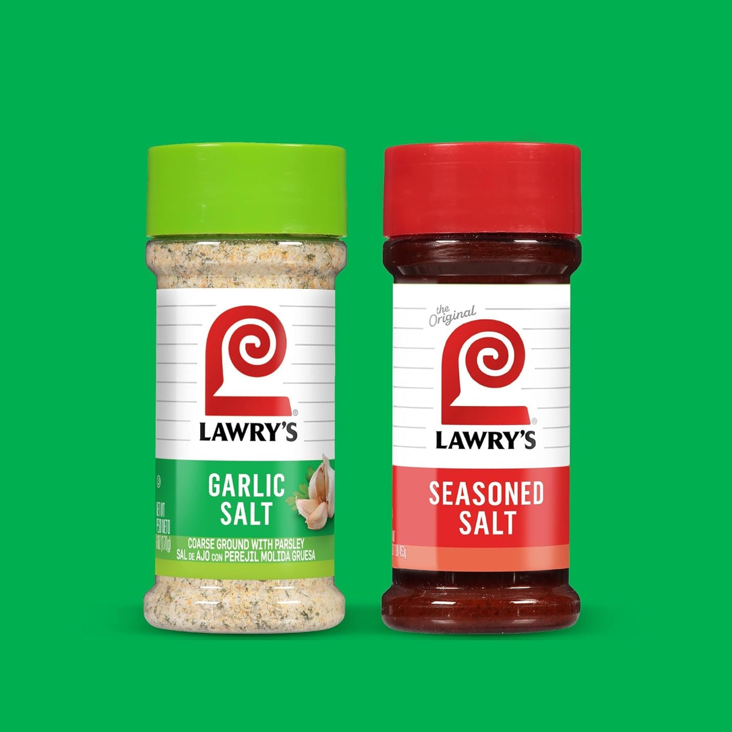 Lawry's Garlic Salt – Stocking Stuffer and Holiday Gift for Grillers, 11 oz Shaker