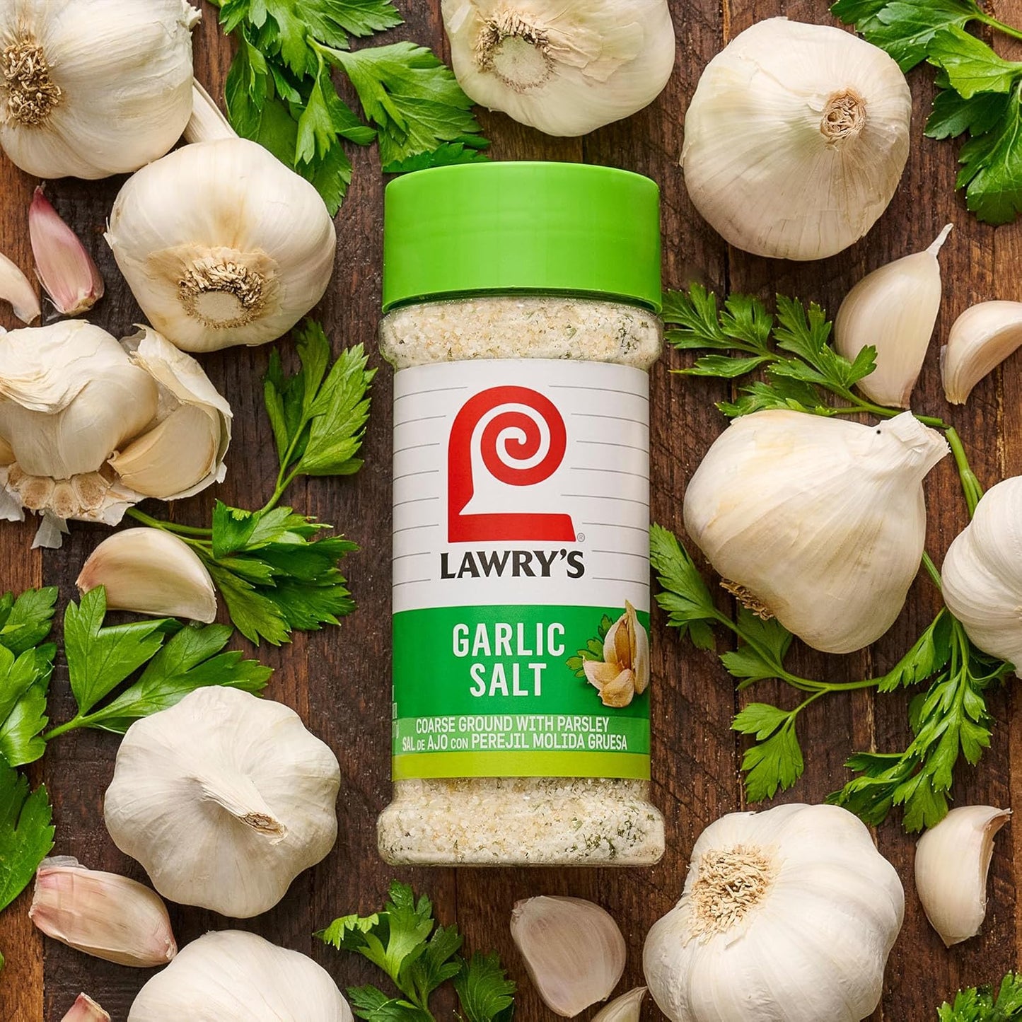 Lawry's Garlic Salt – Stocking Stuffer and Holiday Gift for Grillers, 11 oz Shaker