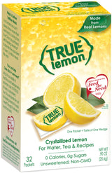 TRUE LEMON Sugar Free Lemon Powder – Three-Ingredient Lemon Substitute for Less-Is-More Home Kitchens