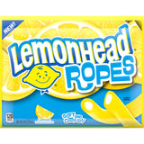 Lemonhead Ropes Tart Lemon Chewy Licorice Candy – Beach Day and Outdoor Adventure Snack, 9 oz