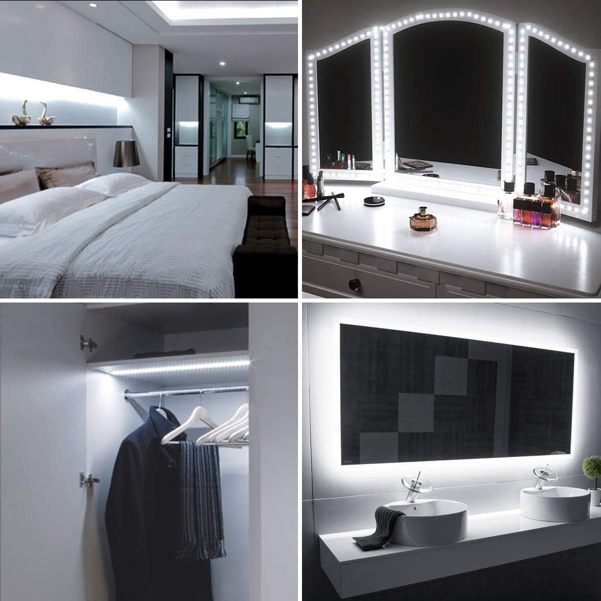 Lepro LED Tape Light – Aesthetic Under Cabinet and Headboard Lighting for Stylish Home Interiors, 32.8 ft