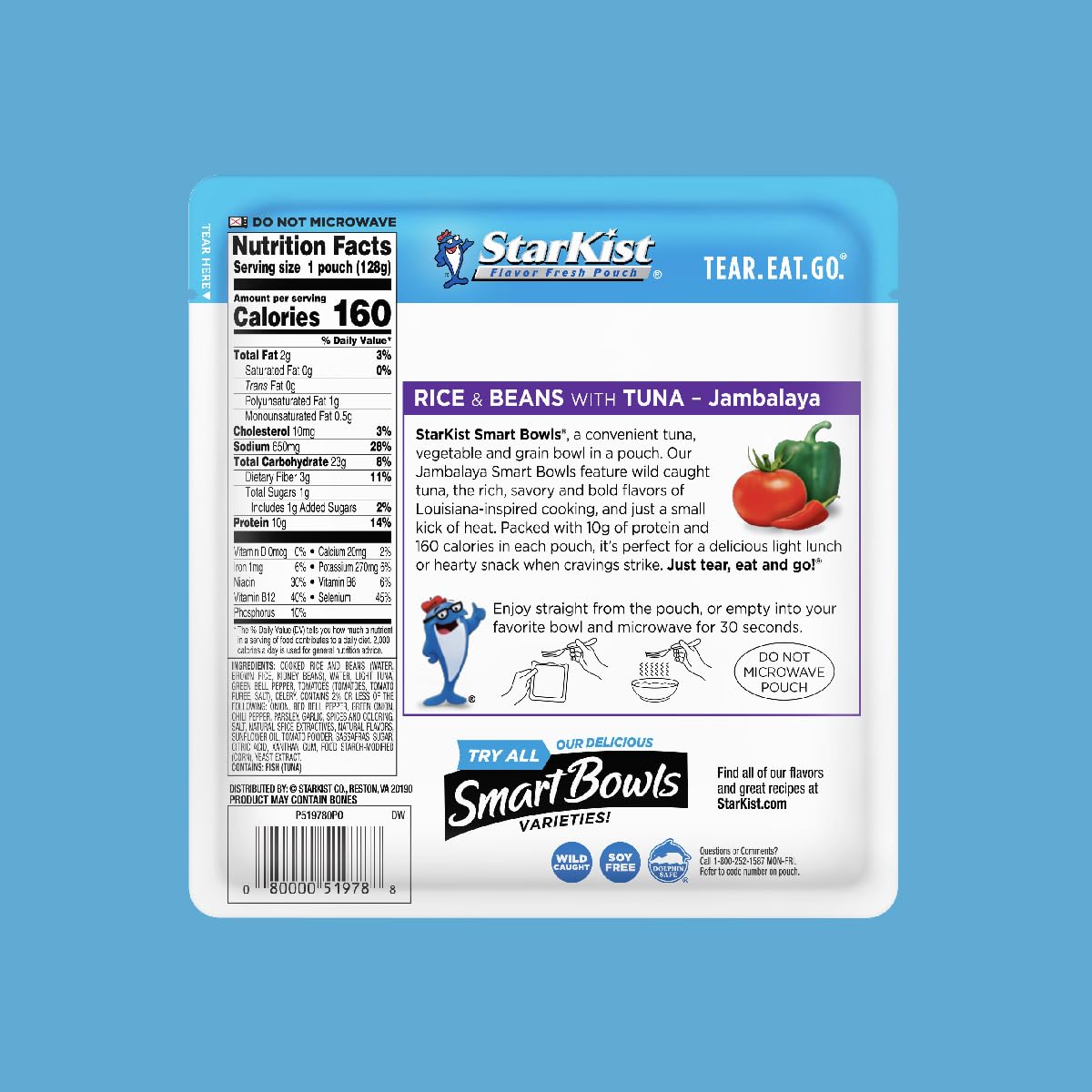 light tuna as lean protein base