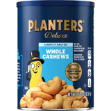 PLANTERS Deluxe Salted Whole Cashews – Thoughtful Birthday Gift for Her, Resealable Party Snack Canister