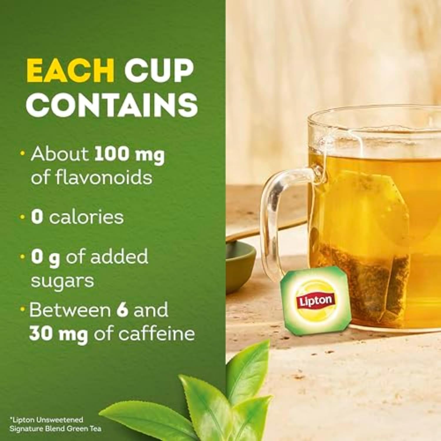 Lipton Jasmine Green Tea – Uncluttered Kitchen Staple, Neutral-Toned Box for Intentional Homes