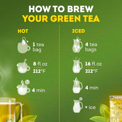 Lipton Jasmine Green Tea – Uncluttered Kitchen Staple, Neutral-Toned Box for Intentional Homes