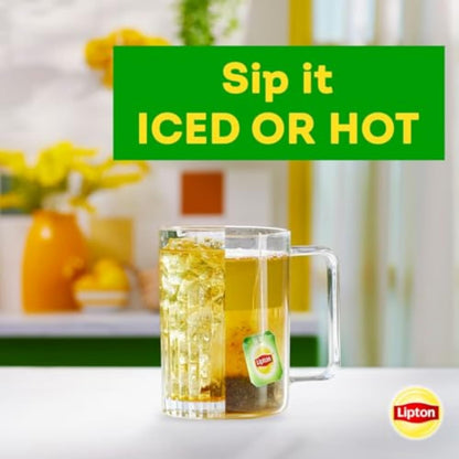 Lipton Peach Green Tea Bags – Uncomplicated Wellness Tea for Less-Is-More Lifestyles, Zero Additives