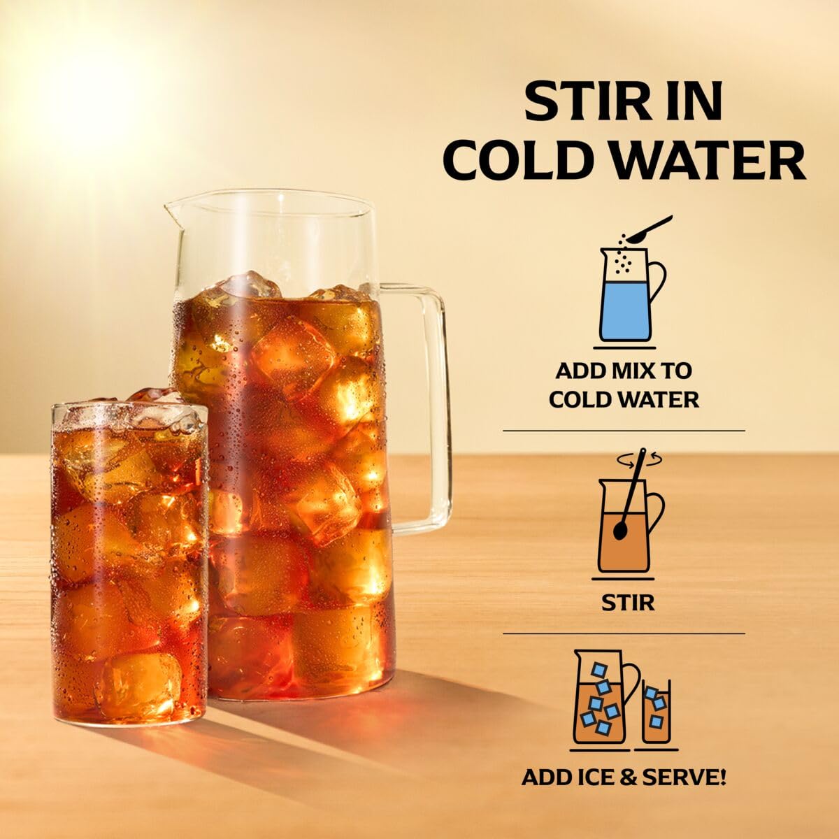 Lipton Peach Iced Tea Canister – 10-Quart Yield for Camping Trips and Outdoor Entertaining