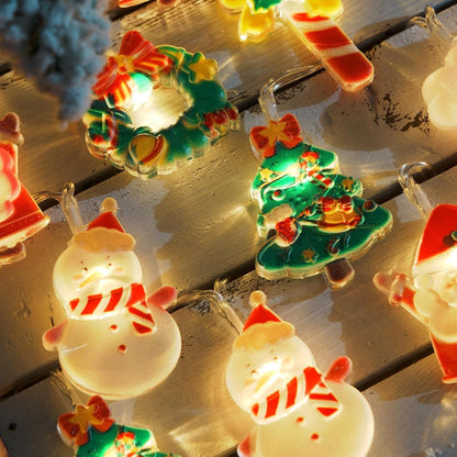 LOLStar Minimalist Christmas Lights – Understated 20 LED String Lights with Small Charms for Intentional Holiday Styling