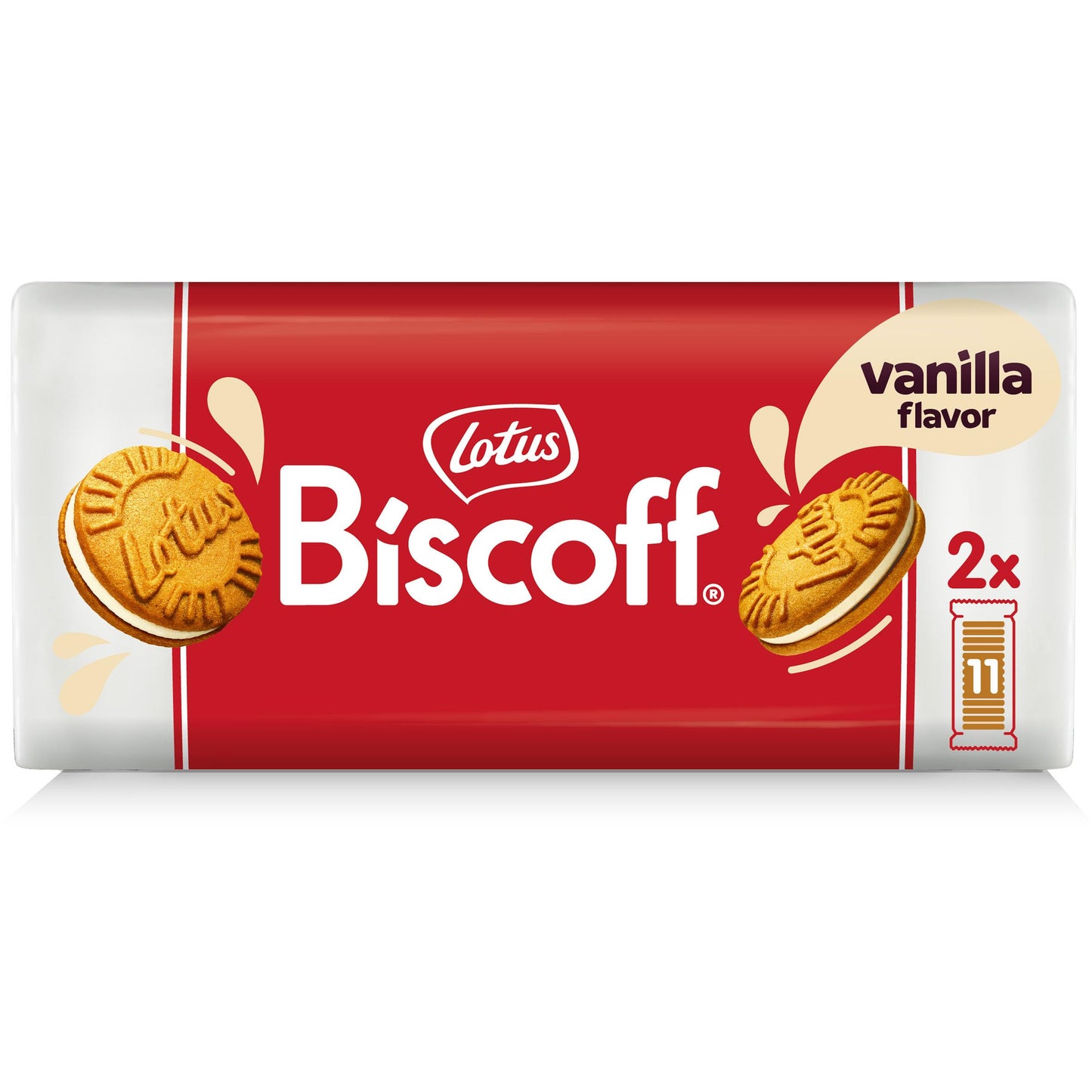 Lotus Biscoff Sandwich Cookies Vanilla – High-End Treat for Aficionados, Real Biscoff Spice Flavor in Sandwich Form